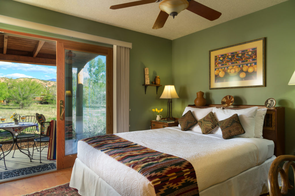 Our Northern New Mexico Bed and Breakfast guest room offers a wonderful place to relax during and after the annual pilgrimage to the Santuario de Chimayó