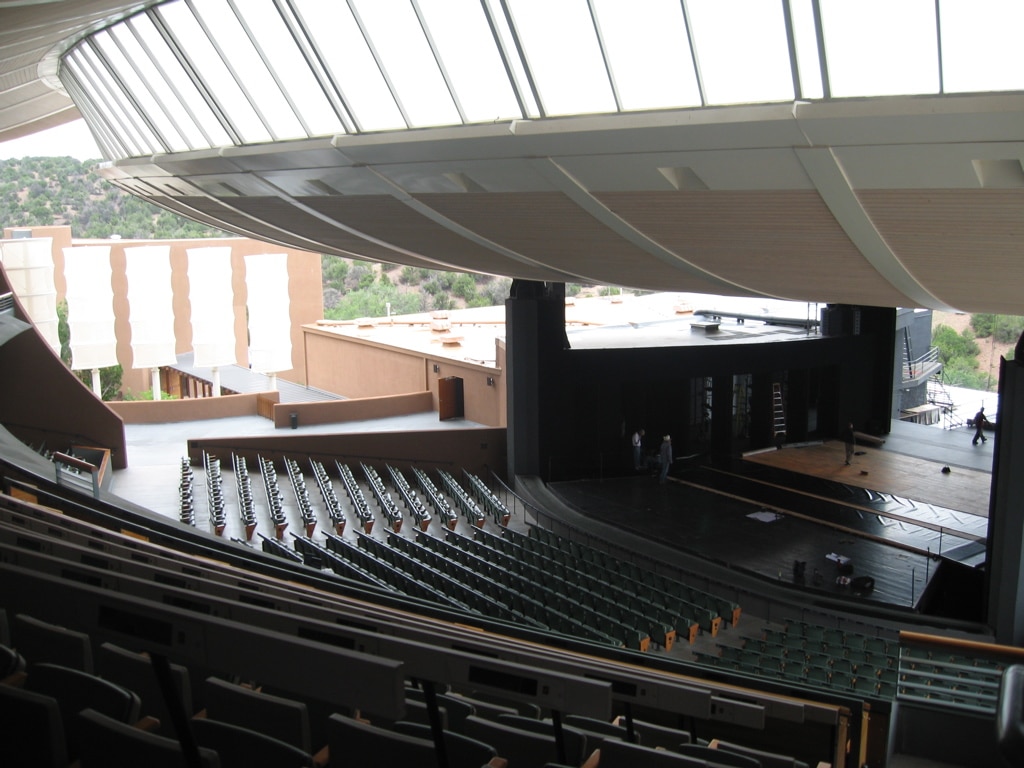 A look inside the Santa Fe Opera House.