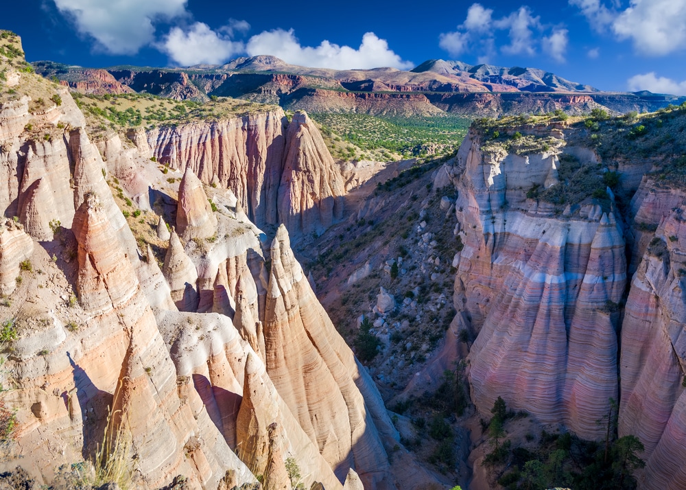 Beautiful view of Tent Rocks near our New Mexico Bed and Breakfast