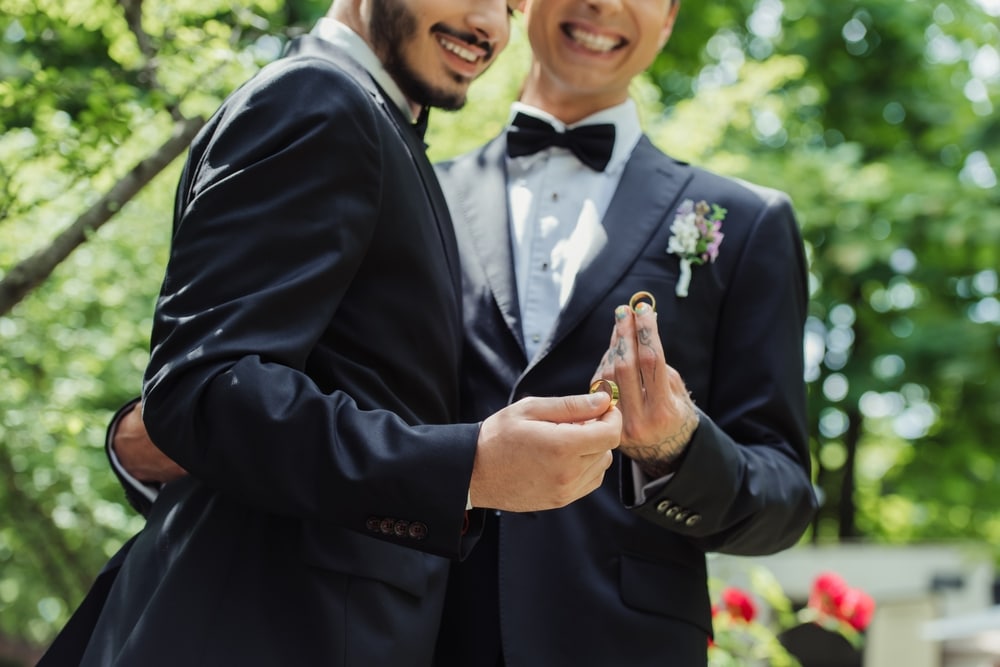 A couple during their intimate New Mexico elopement