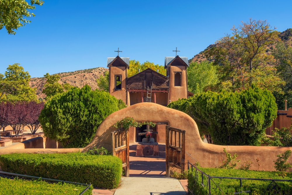 Aside from the churches in Santa Fe, the Santuario de Chimayó is one of the most famous churches in northern New Mexico