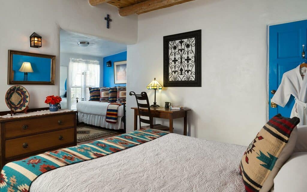 After enjoying the Santa Fe Margarita Trail, come back to this guest room at our Bed and Breakfast - one of the best places to stay in New Mexico