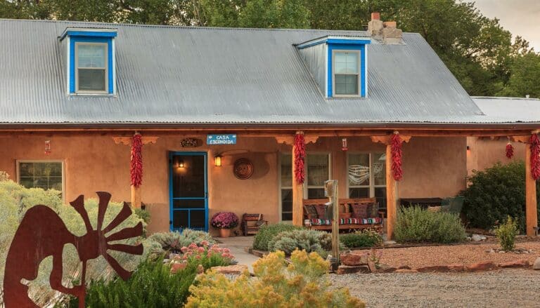 Exterior at the best New Mexico Bed and Breakfast