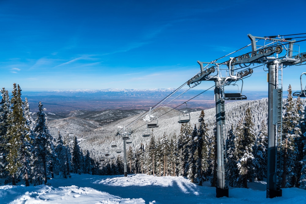 Ski Santa Fe is one of the best things to do in New Mexico This Winter